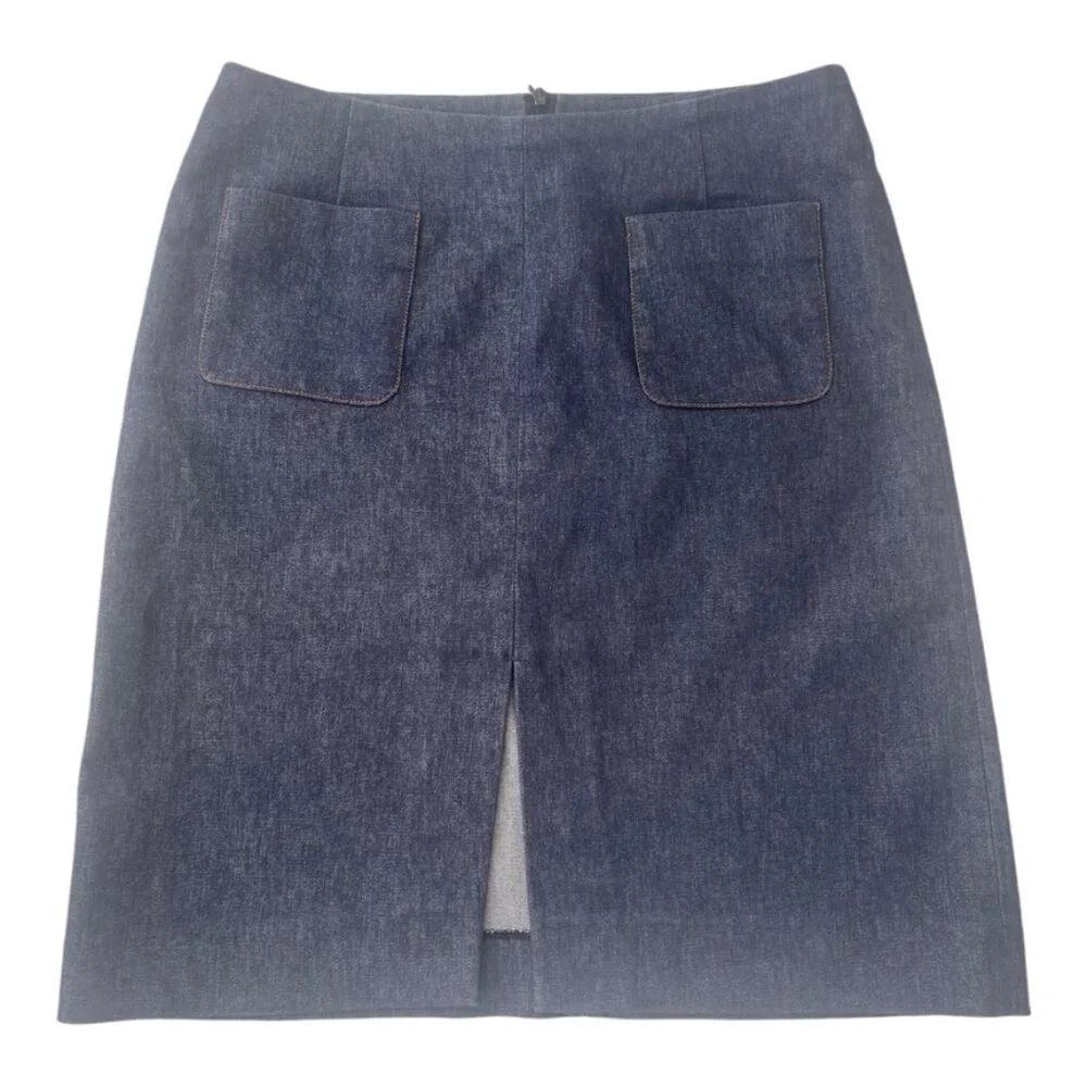 TF Atelier Paris Dark Denim mini skirt women's size 38
